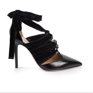 Valentino Garavani - Strappy Velvet & leather!